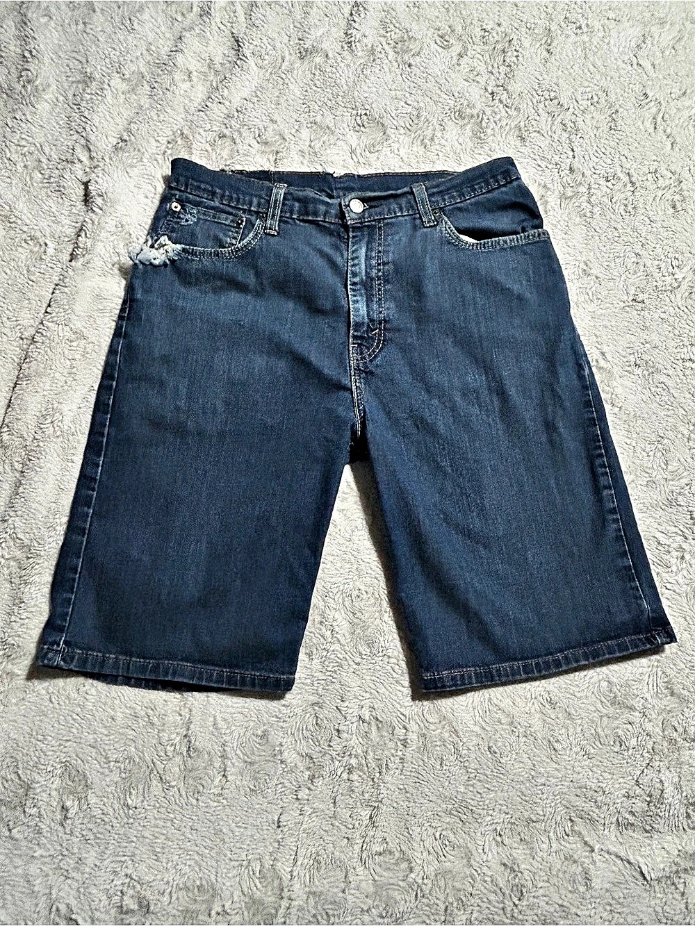 Levi's 501 Men's Denim Jean Shorts Blue Waist 34